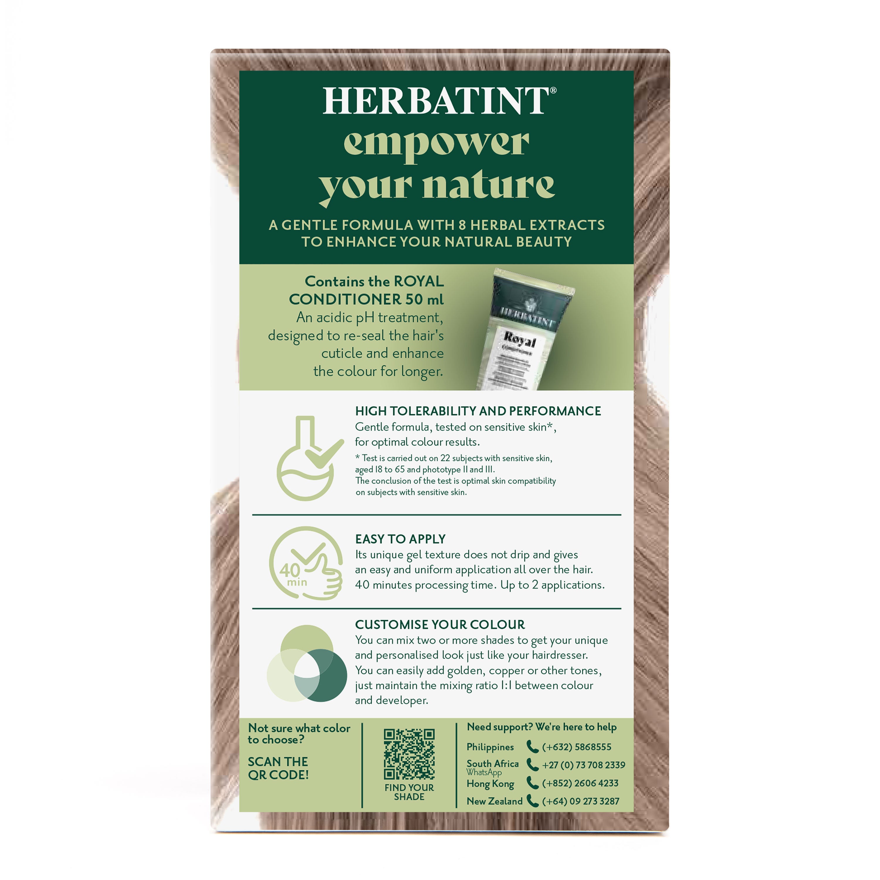 herbatint-8c-blond-clair-cendr-soin-colorant-permanent-gel-170-ml image 4