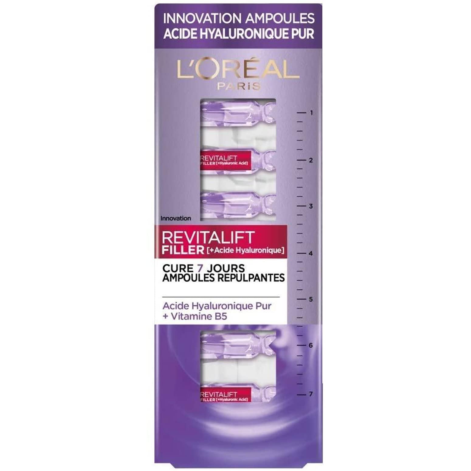 l-or-al-paris-revitalift-filler-cure-7-ampoules-hyaluronique-7x1ml image 1