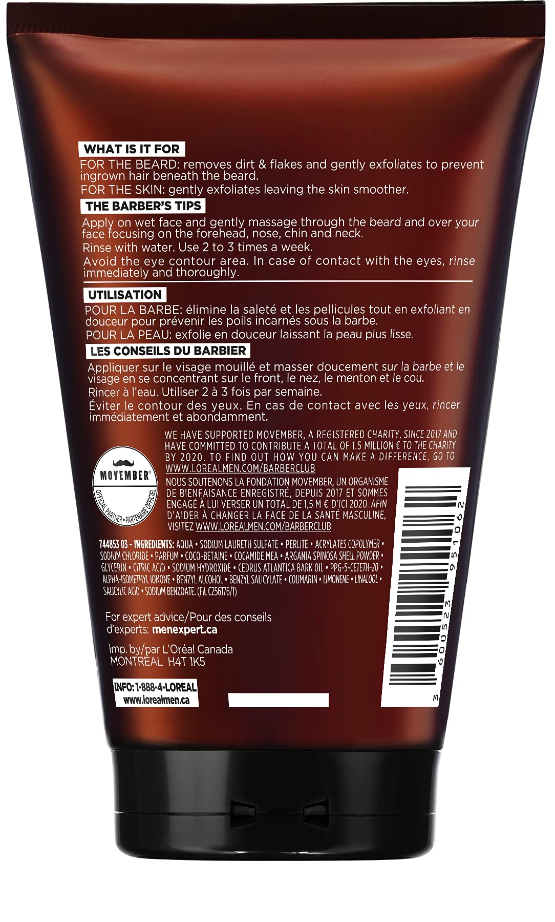 l-or-al-men-expert-barber-club-exfoliant-barbe-visage-homme image 2