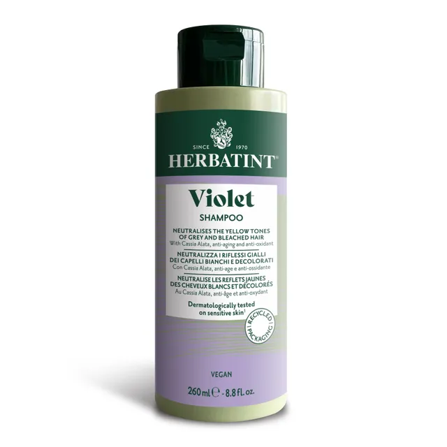 herbatint-shampoo-violet-antigiallo-260-ml-shampooing-cheveux image 1