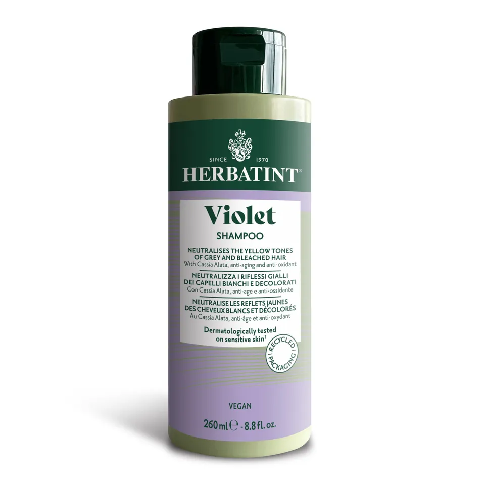 herbatint-shampoo-violet-antigiallo-260-ml-shampooing-cheveux image 1