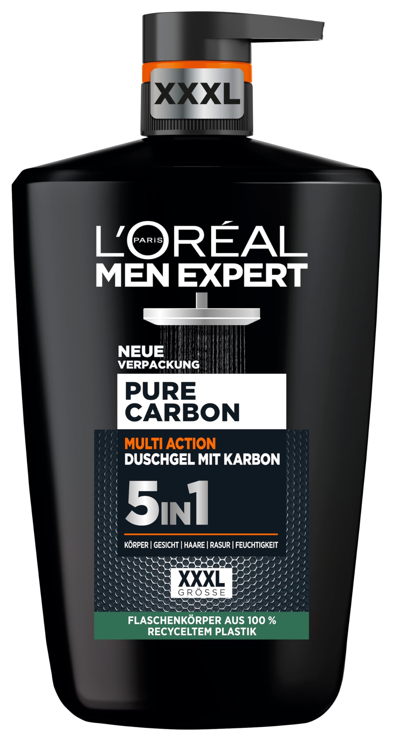l-or-al-paris-men-expert-pure-carbon-gel-douche-et-shampooing-5-en-1-carbone-100 image 1