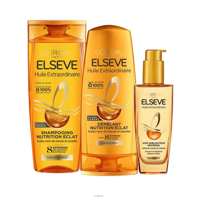 l-or-al-paris-elseve-huile-extraordinaire-routine-cheveux-secs-3-produits image 1