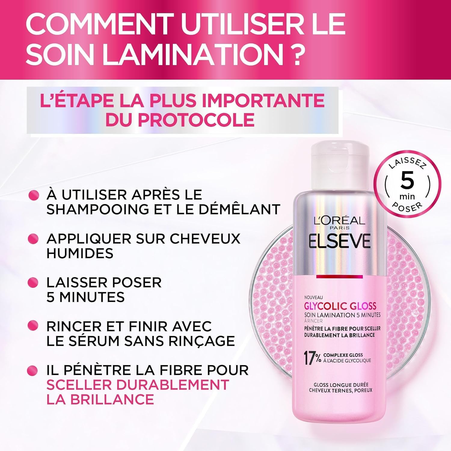 l-or-al-paris-elseve-glycolic-gloss-soin-lamination-acide-glycolique-200-ml image 5