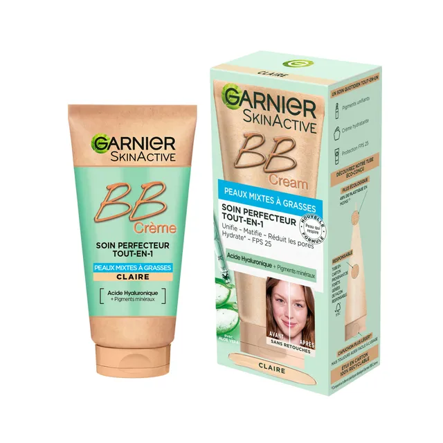 garnier-skinactive-bb-cr-me-miraculeuse-5-en-1-peaux-mixtes-grasses-teinte-clair image 1