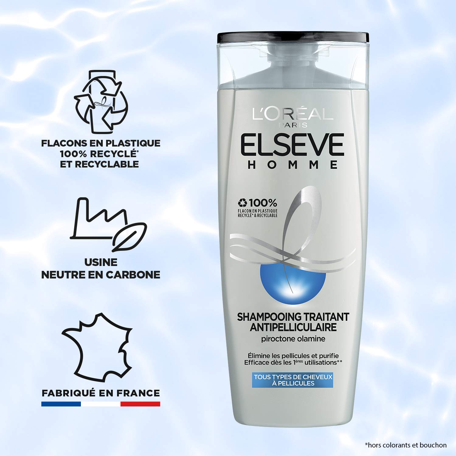 l-or-al-paris-elseve-homme-shampooing-antipelliculaire-cheveux-normaux-300ml image 2