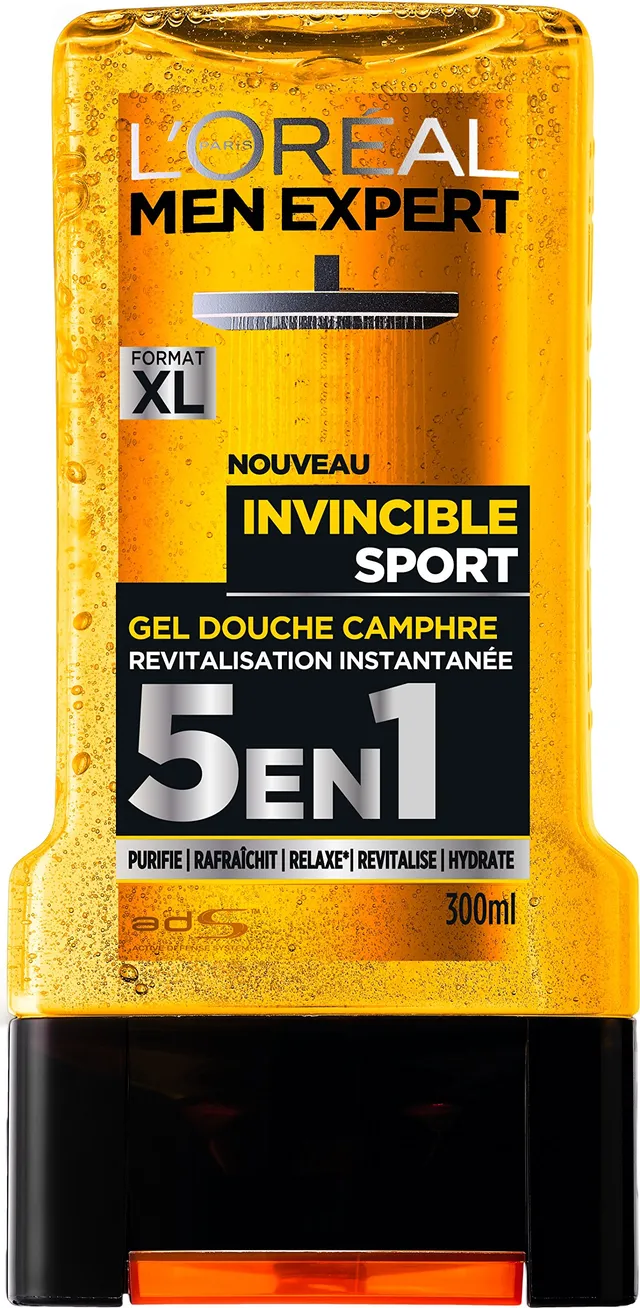 l-or-al-men-expert-invincible-sport-gel-douche-homme-3-en-1-300-ml image 1