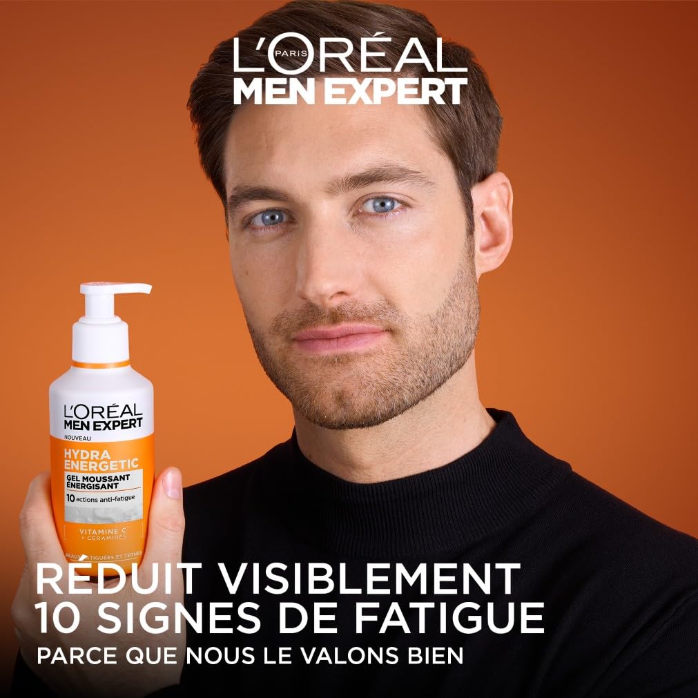 l-or-al-paris-men-expert-gel-nettoyant-hydra-energetic-vitamine-c-260ml image 3