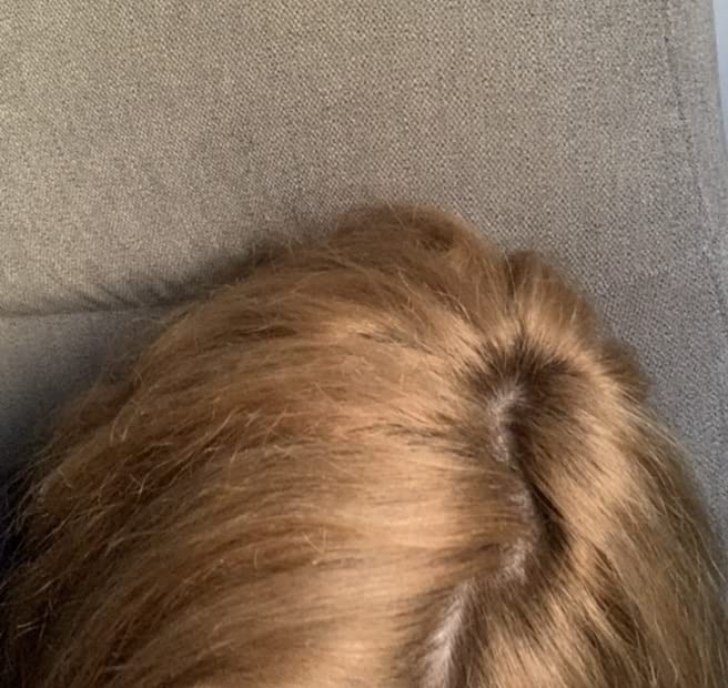 Effet mèche orangée