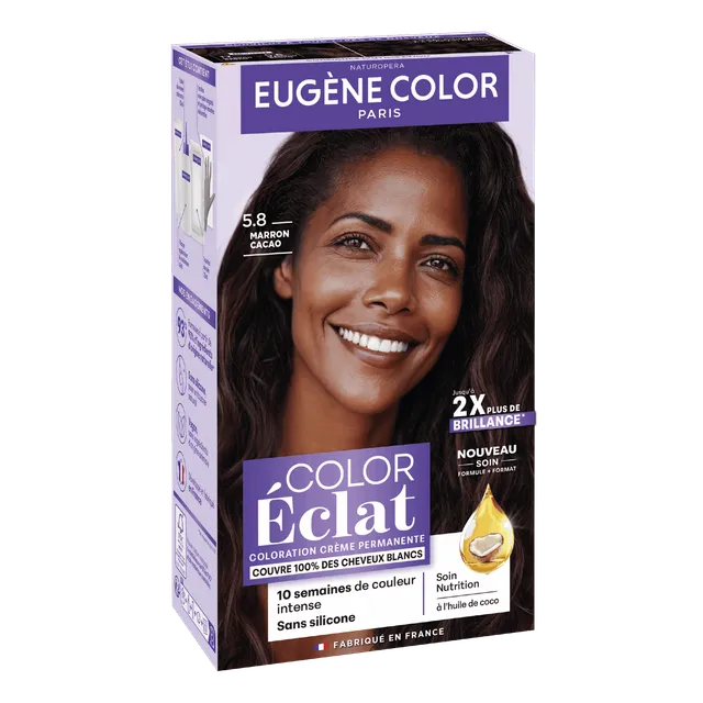 eug-ne-color-color-eclat-5-8-marron-cacao-coloration-domicile image 1