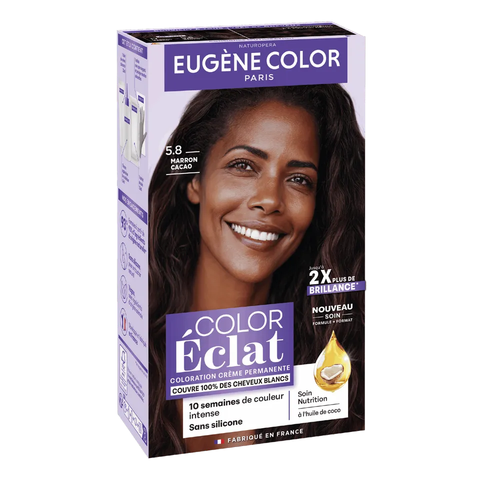 eug-ne-color-color-eclat-5-8-marron-cacao-coloration-domicile image 1