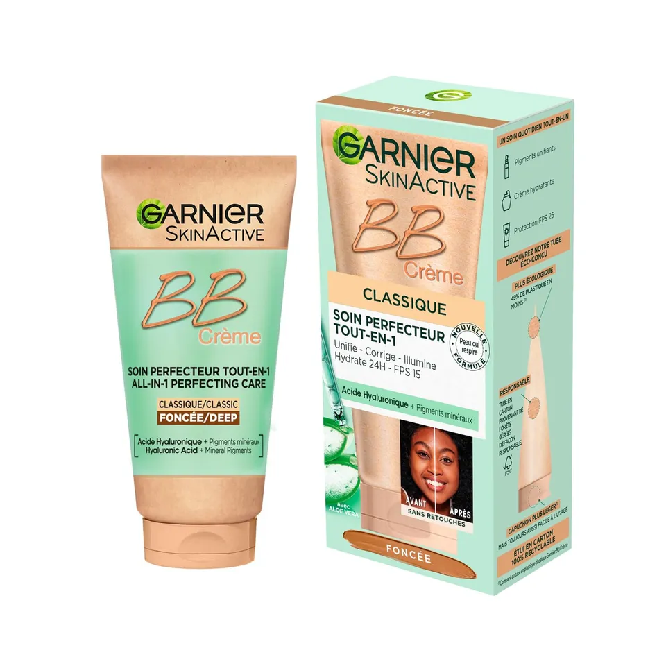 garnier-bb-cr-me-classique-soin-perfecteur-teinte-fonc-e-50-ml-spf-15 image 1