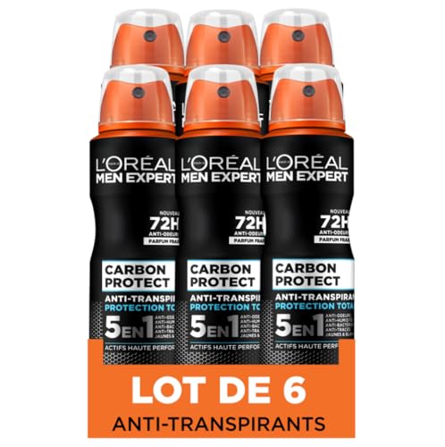 l-or-al-men-expert-carbon-protect-72h-d-odorant-spray-lot-de-6-x-150-ml image 7
