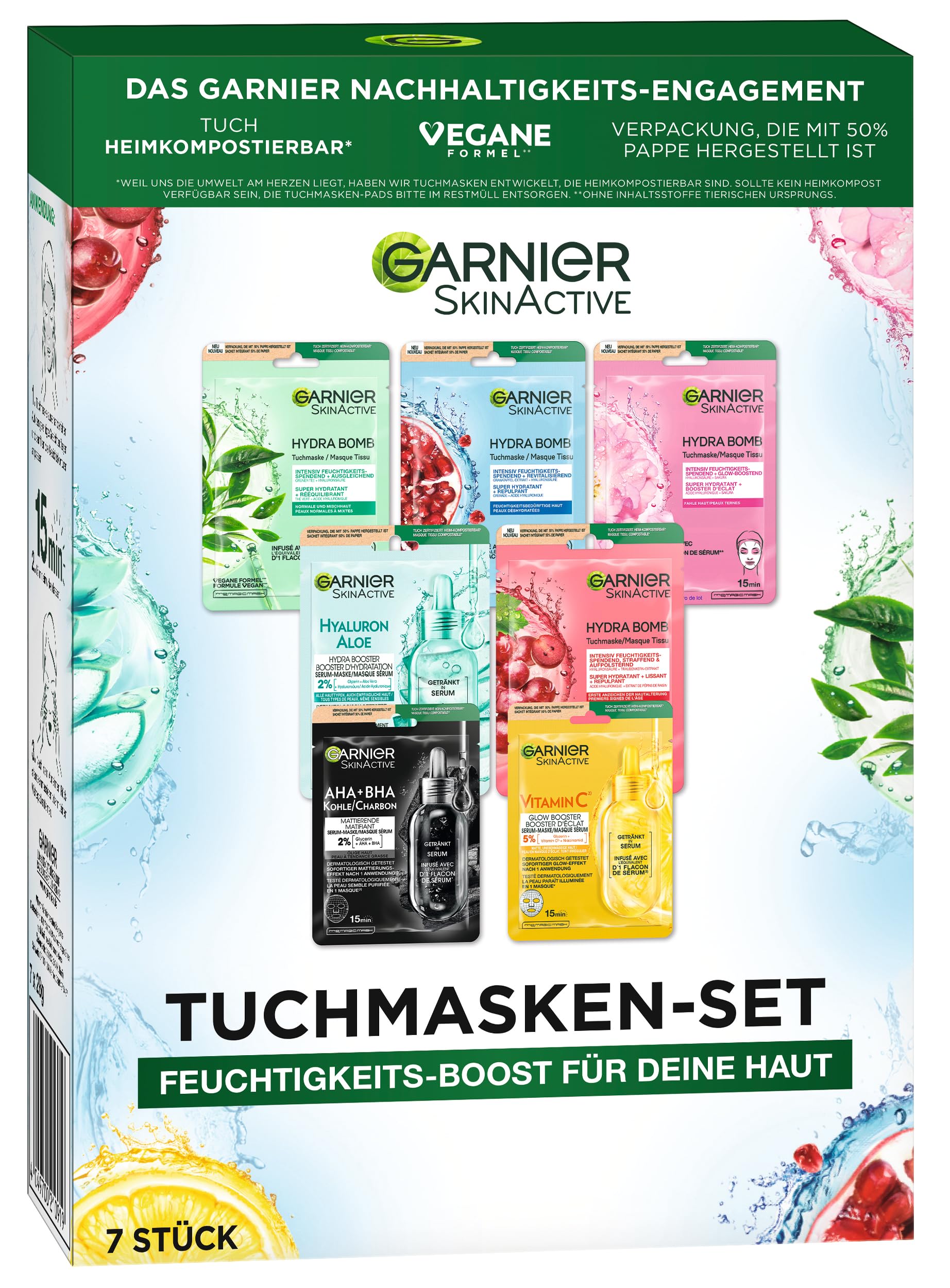 garnier-skinactive-2-million-probiotics-masque-tissu-r-parateur-lot-de-5 image 3