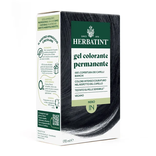 herbatint-soin-colorant-permanent-1n-noir-gel-colorant-170-ml image 1