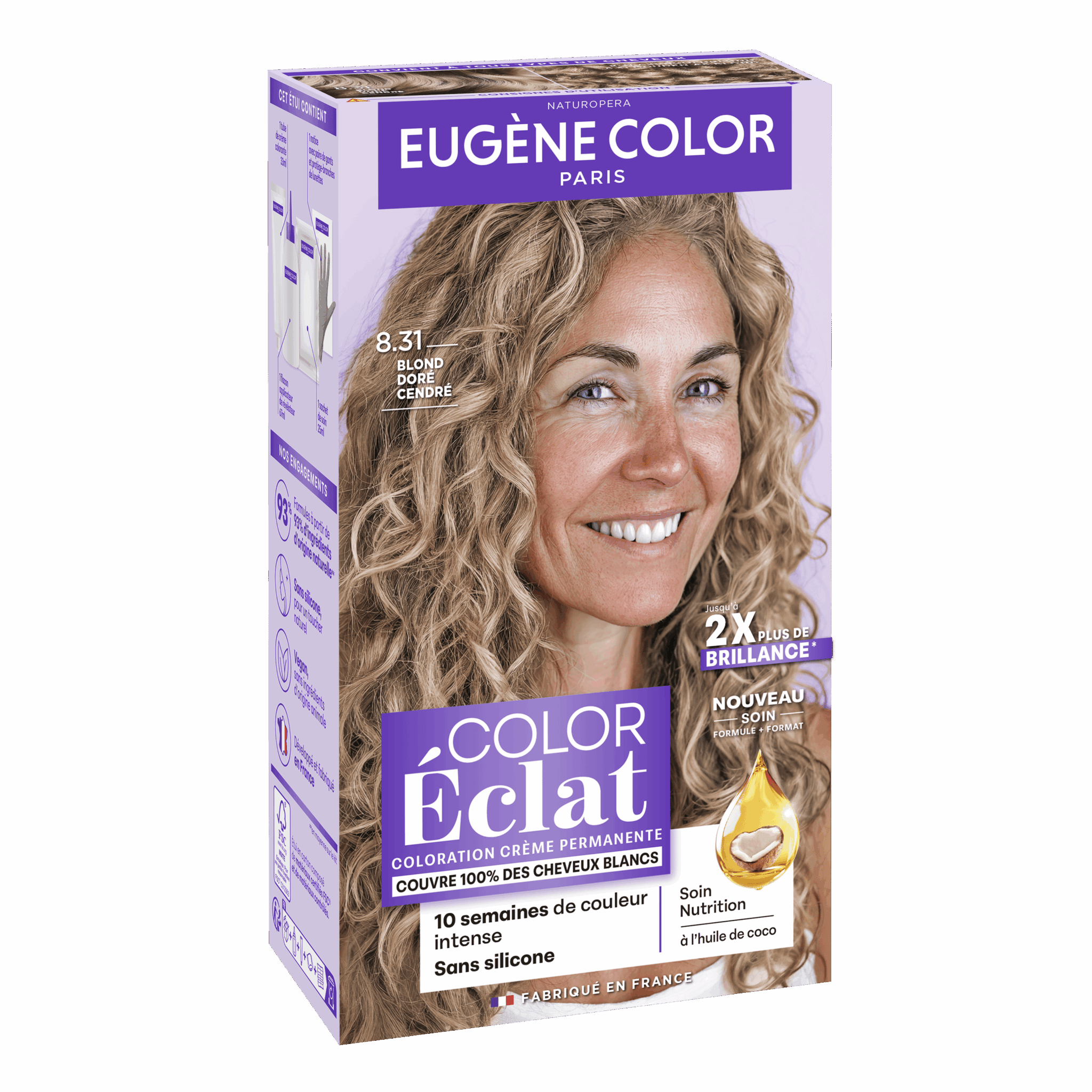 eug-ne-color-color-clat-8-31-blond-dor-cendr-coloration-domicile image 1