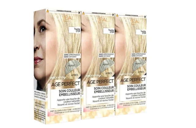 l-or-al-paris-age-perfect-soin-couleur-embellisseur-touche-d-or-80-ml-lot-de-3 image 1