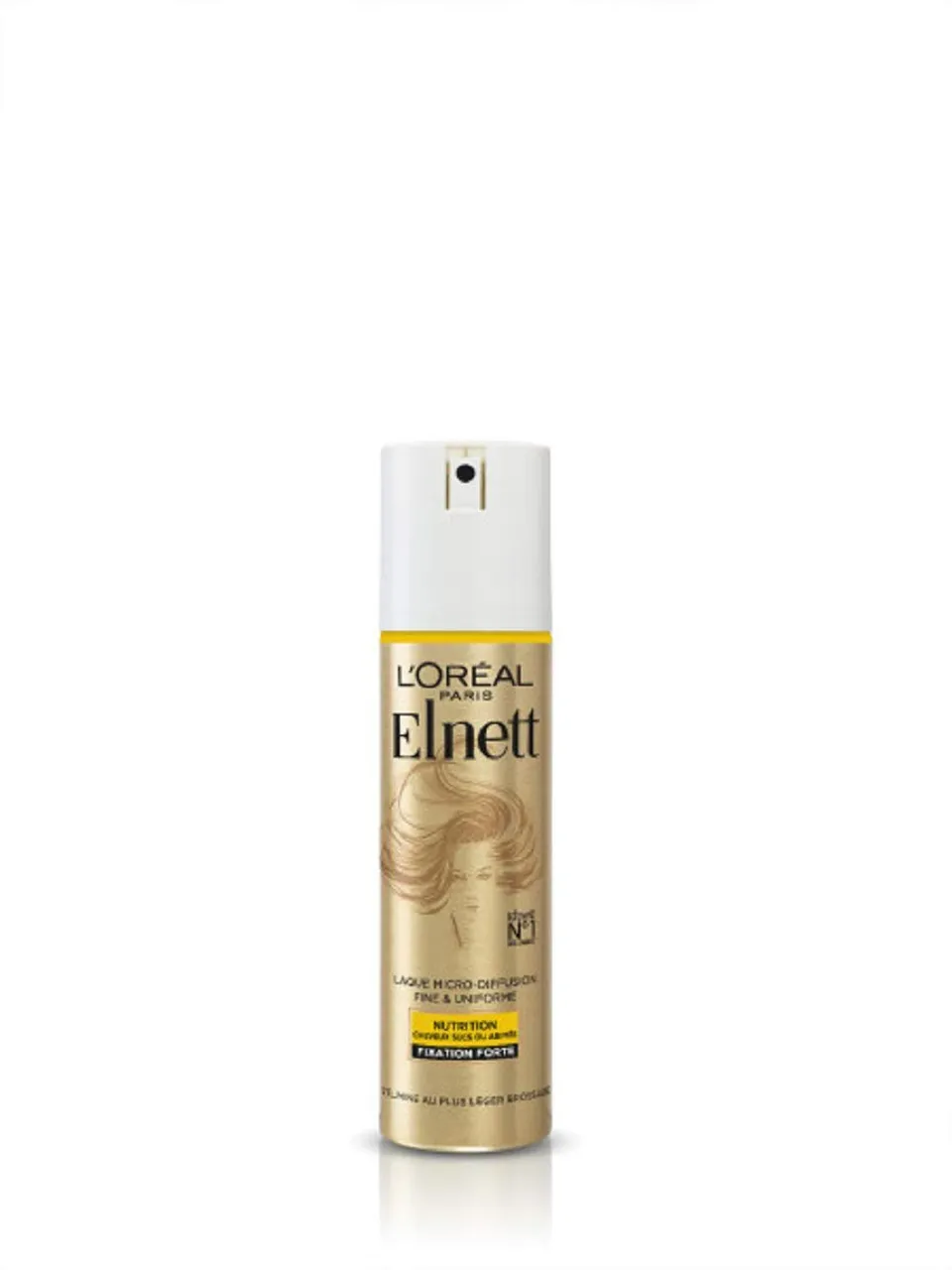l-or-al-paris-elnett-laque-cheveux-secs-fixation-forte-n-108-150-ml image 1