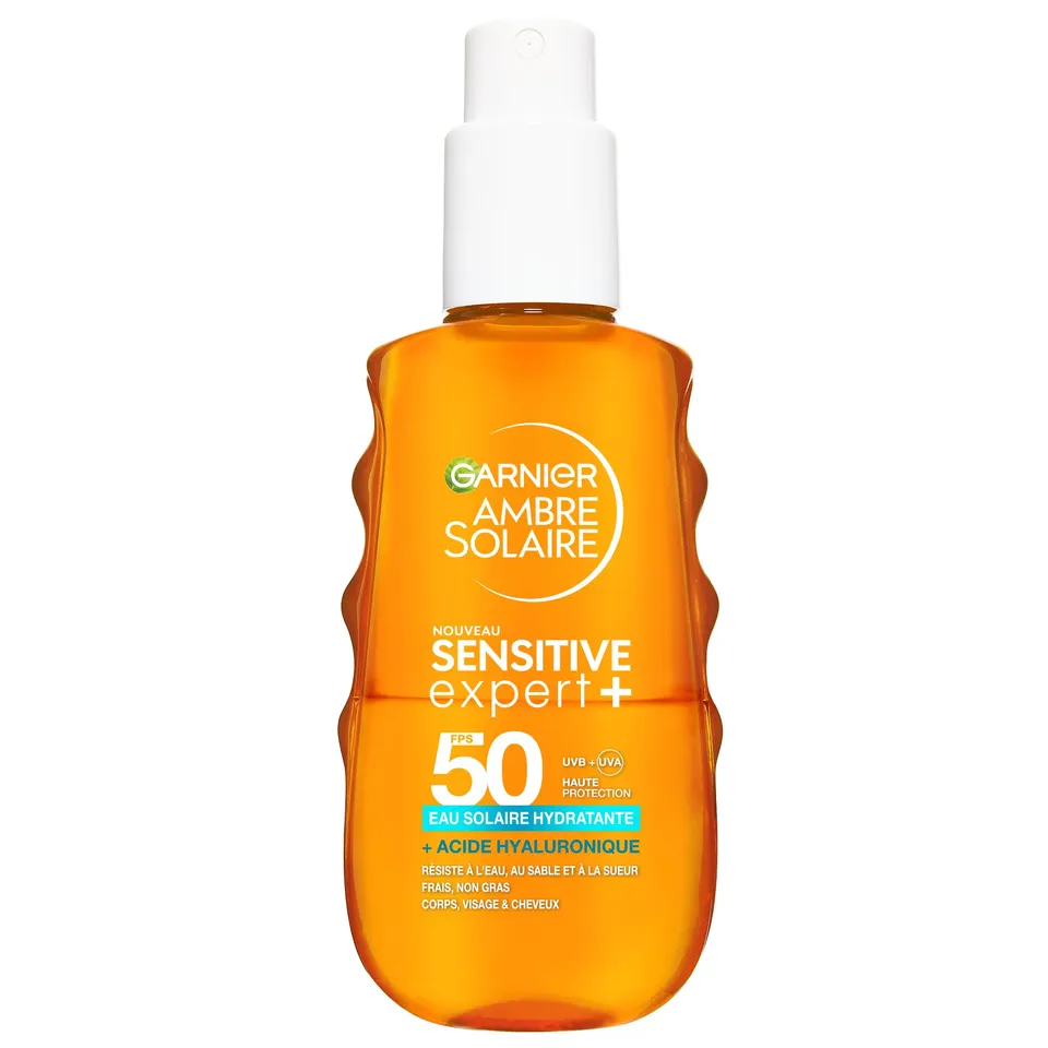 garnier-ambre-solaire-sensitive-expert-eau-solaire-hydratante-spf50-200ml image 1