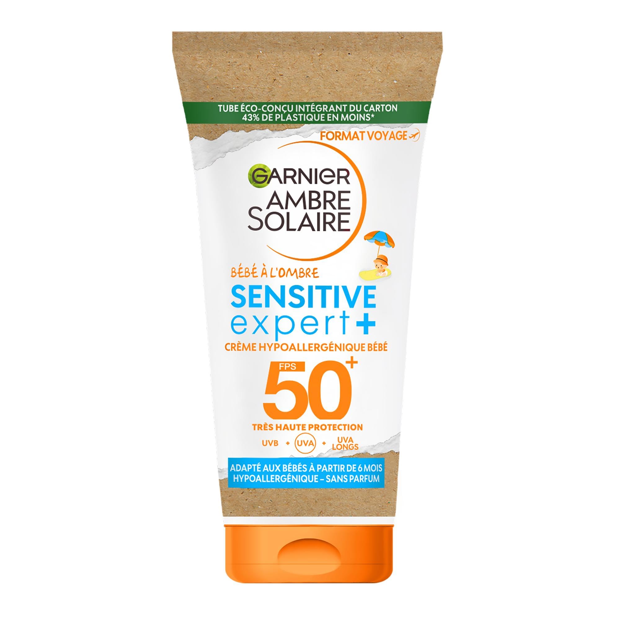 garnier-ambre-solaire-b-b-l-ombre-sensitive-expert-lait-solaire-fps-50-50-ml image 1