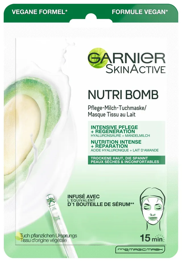garnier-skinactive-nutri-bomb-masque-tissu-lait-nutrition-intense-1-unit image 1