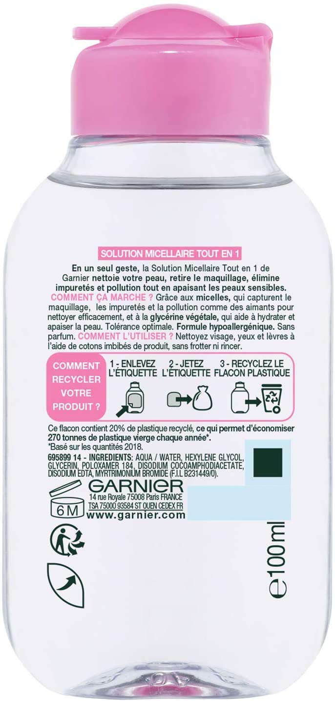 garnier-skin-active-eau-micellaire-tout-en-1-peau-sensible-100-ml image 2
