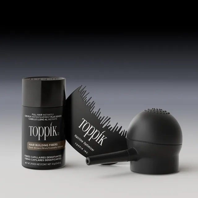 toppik-hair-fibers-starter-set-kit-d-part-fibres-12-g-applicateur image 1