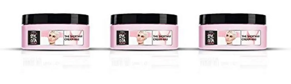 l-or-al-paris-stylista-cire-en-cr-me-cheveux-courts-75-ml-lot-de-3 image 1