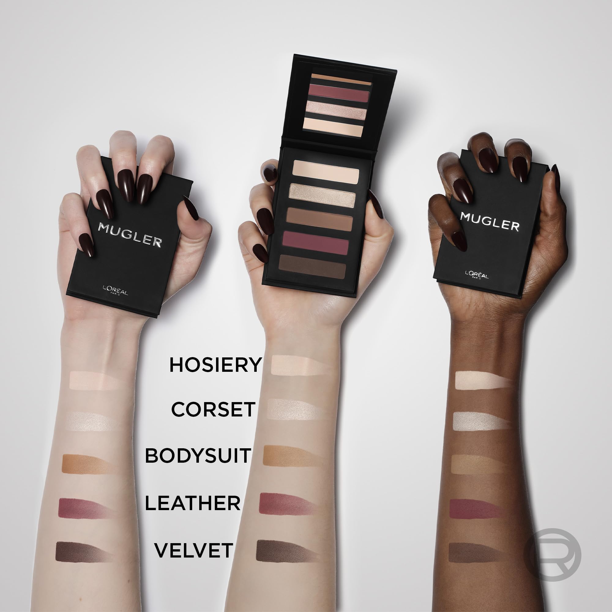 l-or-al-paris-x-mugler-palette-spectrum-nude-5-teintes image 3