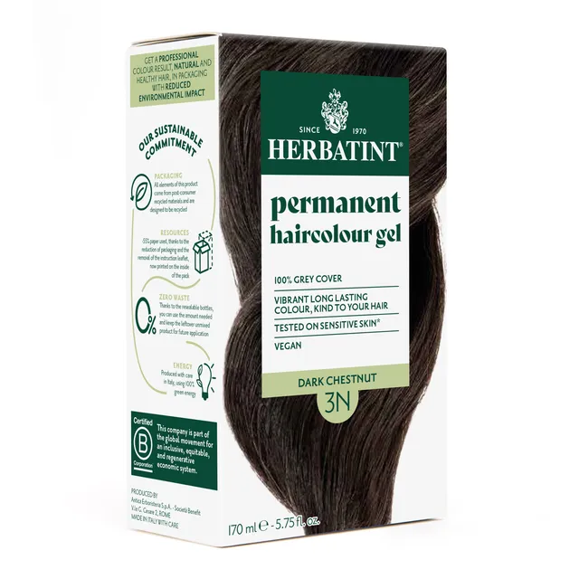 herbatint-soin-colorant-permanent-3n-ch-tain-fonc-gel-170-ml image 1