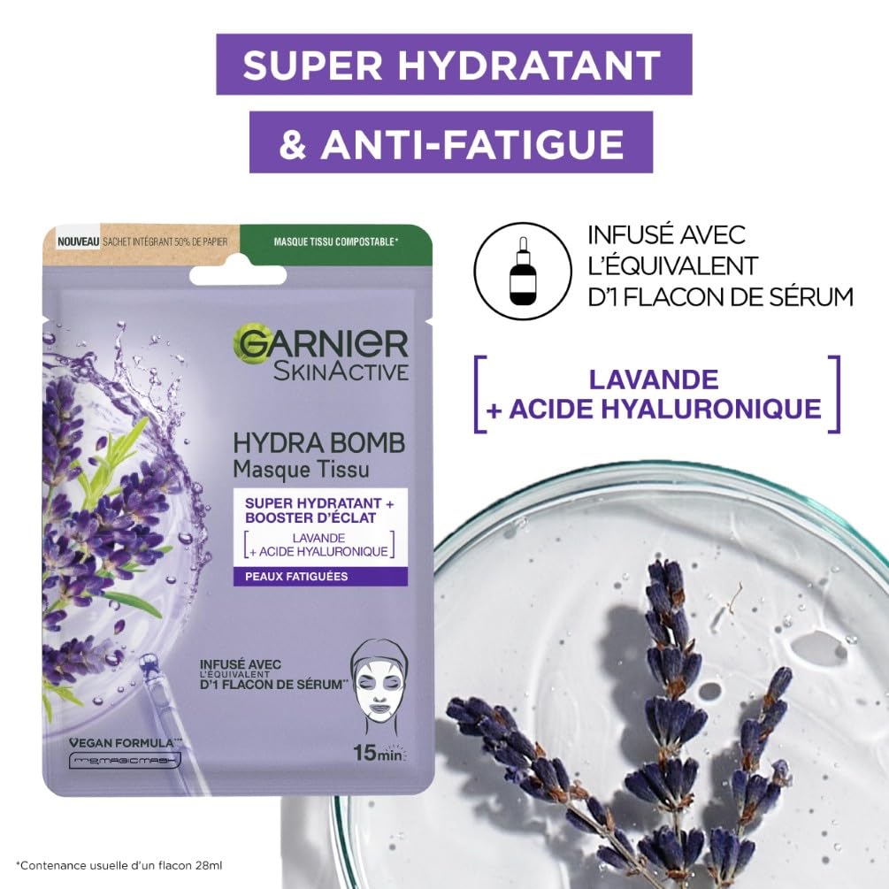 garnier-skin-active-coffret-5-masques-tissu-hydrabomb-visage-et-yeux-acide-hyalu image 3