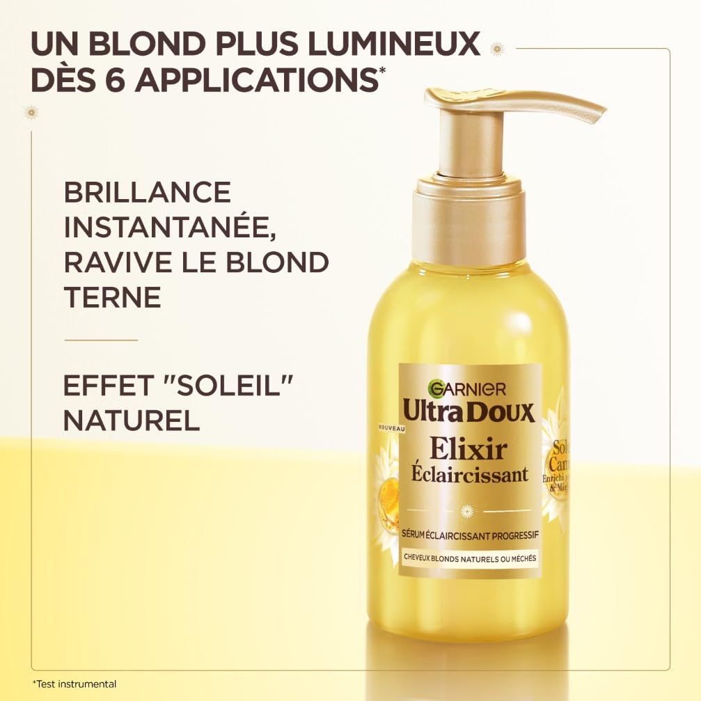 garnier-ultra-doux-lixir-claircissant-progressif-blond-camomille-miel-120-ml image 2