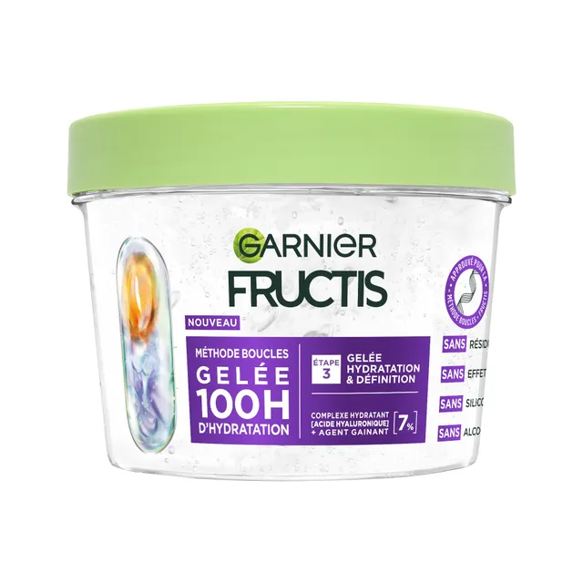 garnier-fructis-m-thode-boucles-gel-e-hydratation-100h-370-ml image 1