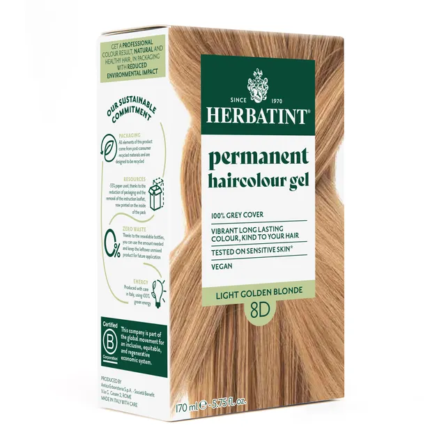 herbatint-soin-colorant-permanent-8d-blond-clair-dor-gel-170-ml image 1