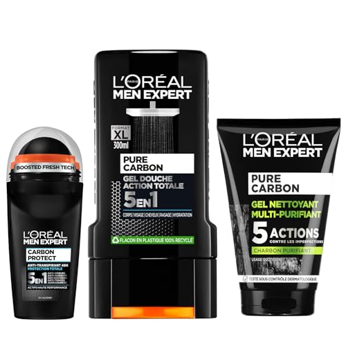 l-or-al-men-expert-coffret-routine-carbon-3-produits-homme-d-odorant-douche-nett image 4