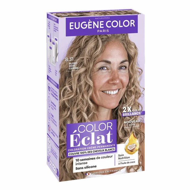 eug-ne-color-color-clat-8-31-blond-dor-cendr-coloration-domicile image 1