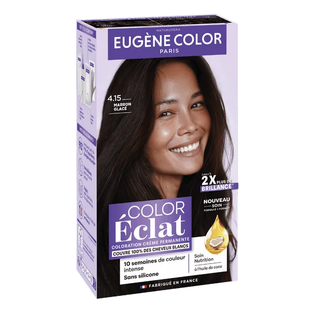 eug-ne-color-color-eclat-coloration-domicile-4-15-marron-glac image 1