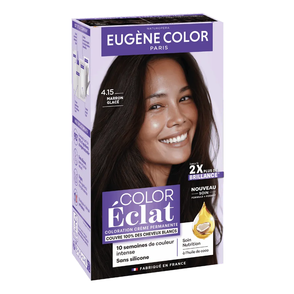 eug-ne-color-color-eclat-coloration-domicile-4-15-marron-glac image 1