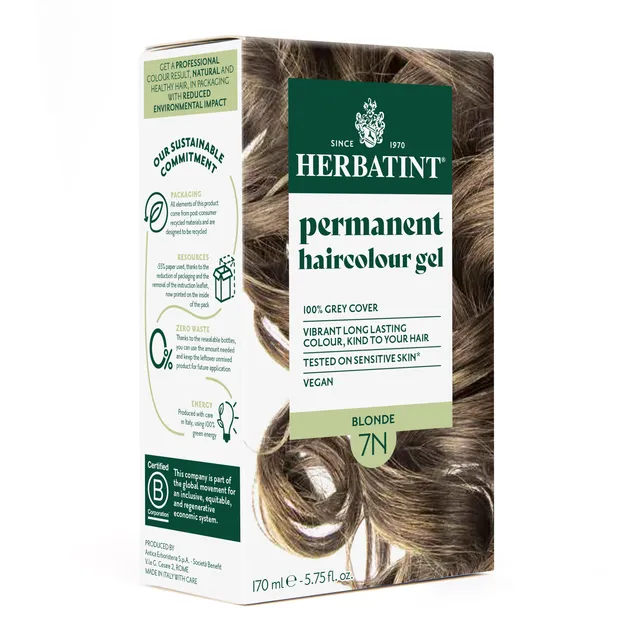 herbatint-soin-colorant-permanent-7n-blond-gel-170-ml image 1
