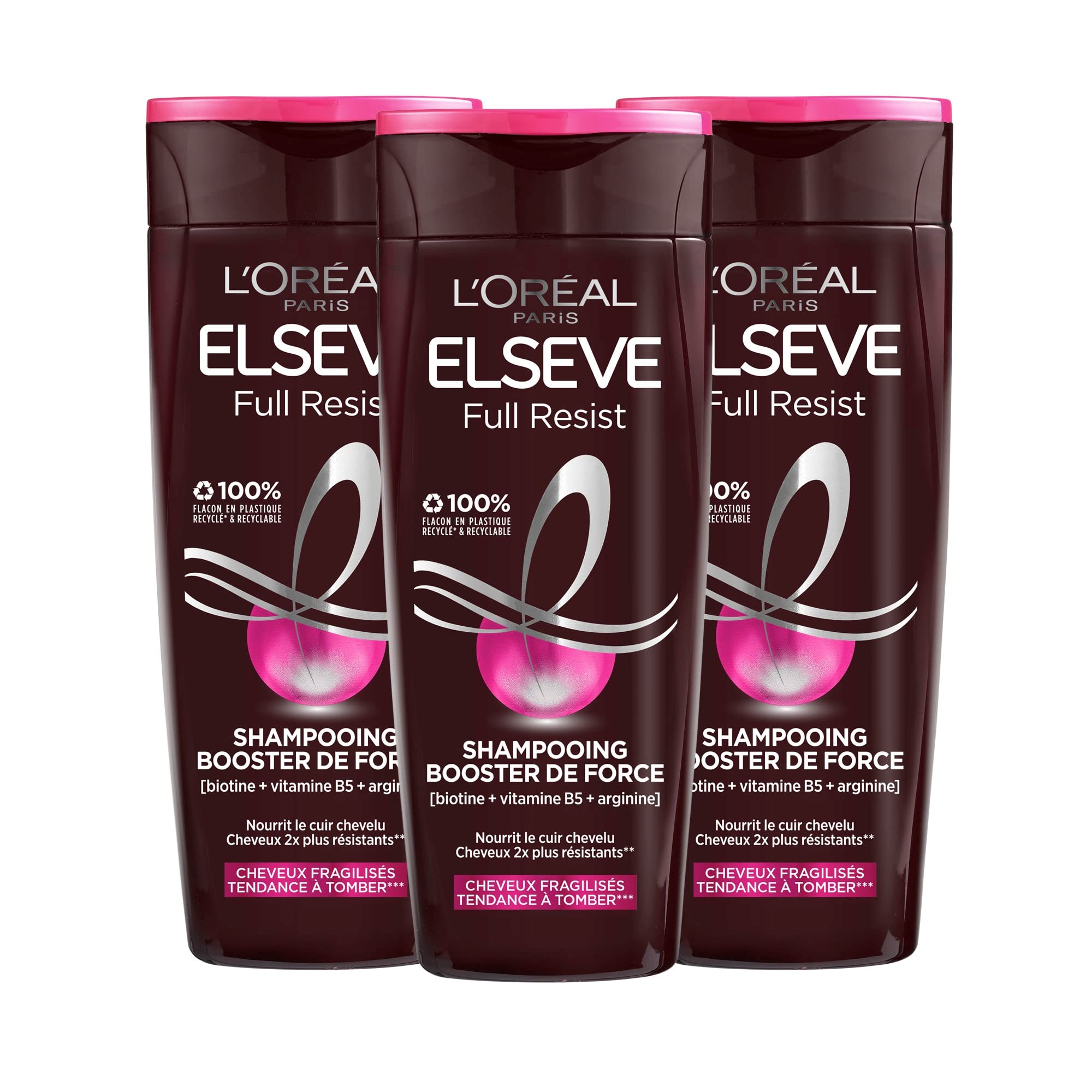 l-or-al-paris-elseve-full-resist-shampooing-booster-de-force-lot-de-3 image 1