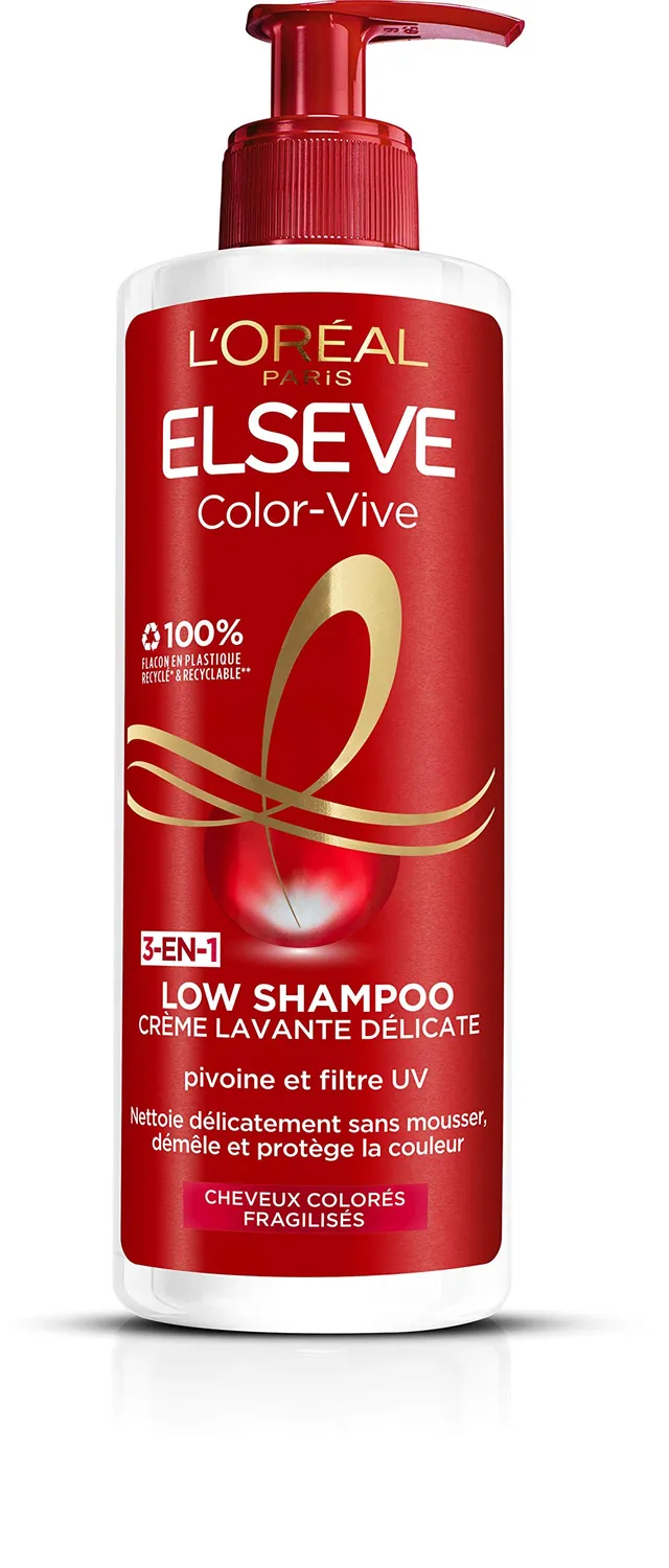 l-or-al-paris-els-ve-low-shampoo-color-vive-cr-me-lavante-400ml image 1