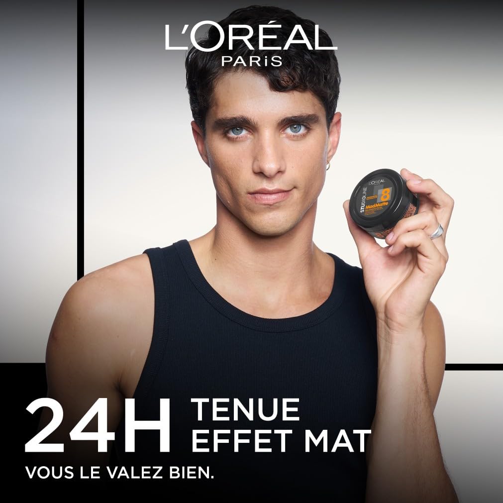 l-or-al-paris-studio-line-mad-matte-p-te-sculptante-homme-fixation-ultra-forte image 2