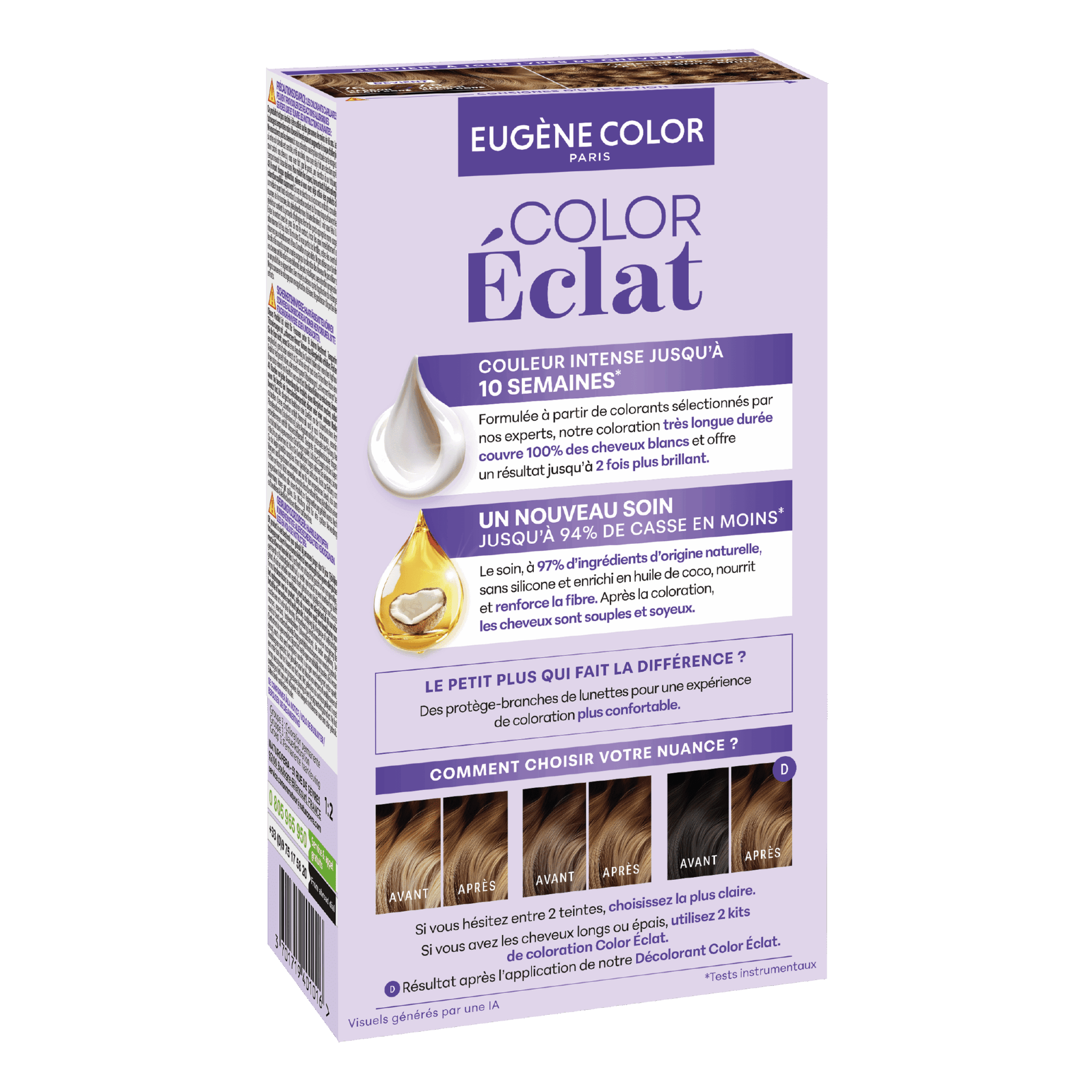 eug-ne-color-color-clat-7-8-marron-clair-dor-coloration-domicile image 2