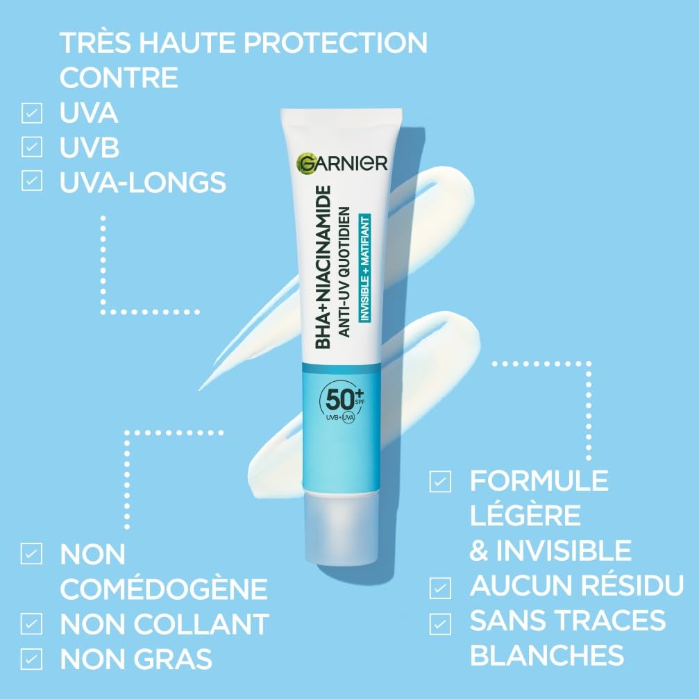 garnier-skinactive-fluide-anti-uv-matifiant-anti-imperfections-spf-50-bha-niacin image 4