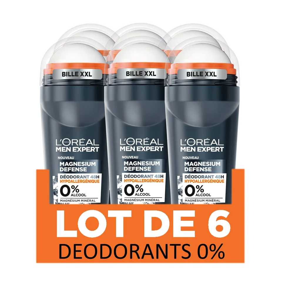 l-or-al-paris-men-expert-magnesium-defense-d-odorant-bille-homme-48h-sans-alcool image 1