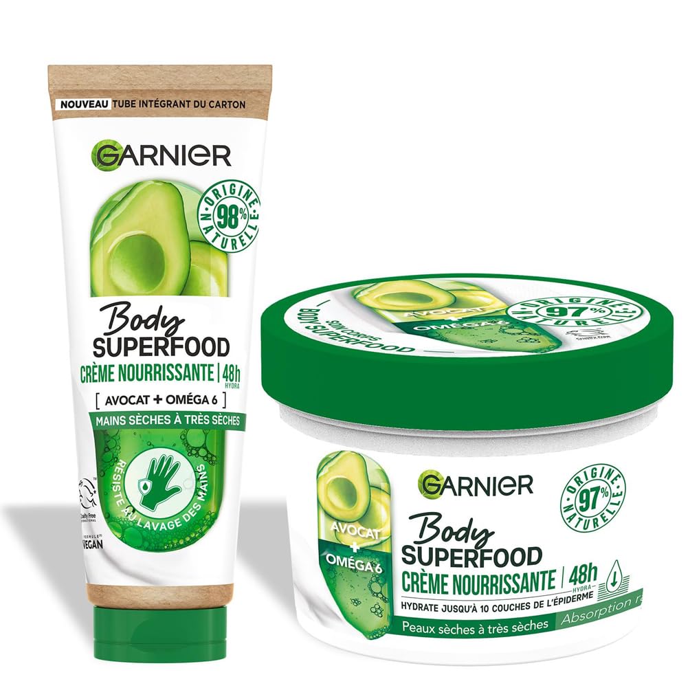 garnier-body-superfood-cr-me-corps-nutri-clat-mangue-vitamine-c-380-ml image 4
