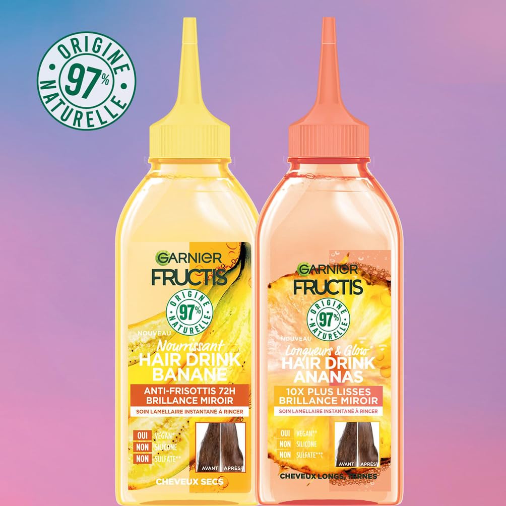 garnier-fructis-hair-drink-soin-lamellaire-lissant-ananas-vegan-200-ml image 7