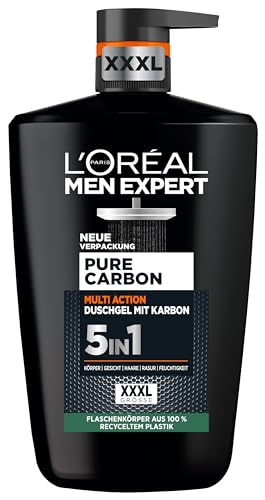 l-or-al-paris-men-expert-pure-carbon-gel-douche-et-shampooing-5-en-1-carbone-100 image 2