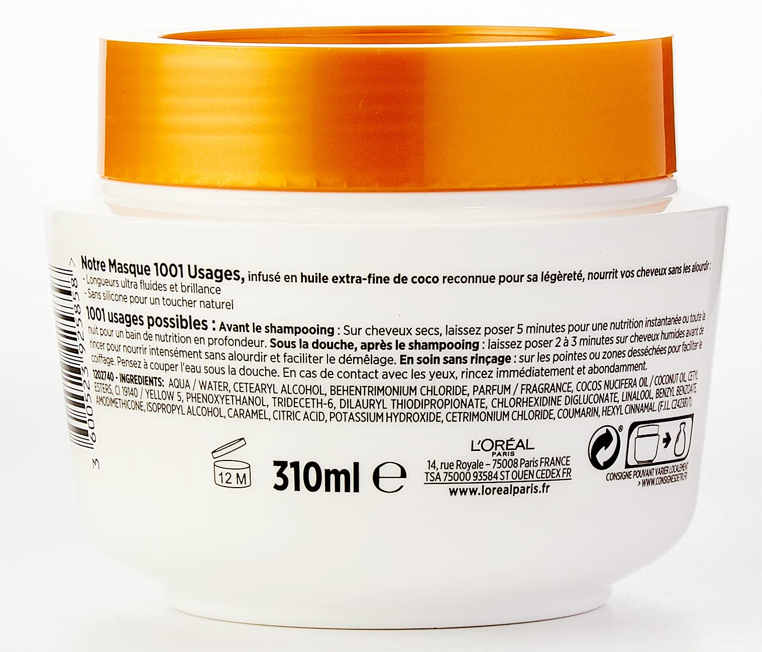 l-or-al-paris-elseve-huile-extraordinaire-coco-masque-nutrition-310-ml-cheveux-n image 3