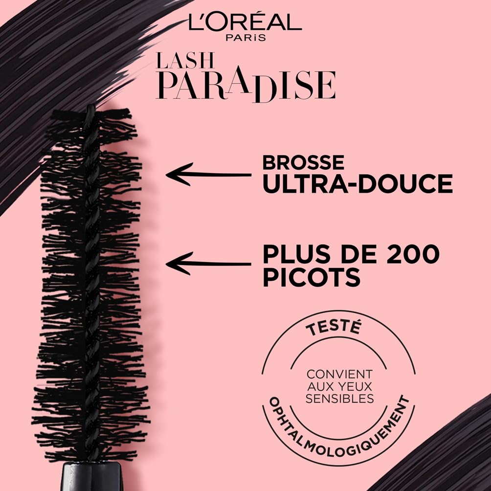 l-or-al-paris-lash-paradise-mascara-volume-noir-intense-6-4-ml image 3